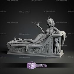 Nefer Laying Sofa Genshin Impact H143mm STL Files