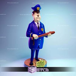 Officer Dibble Top Cat STL Files