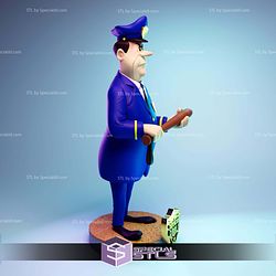 Officer Dibble Top Cat STL Files