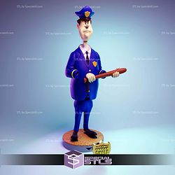 Officer Dibble Top Cat STL Files