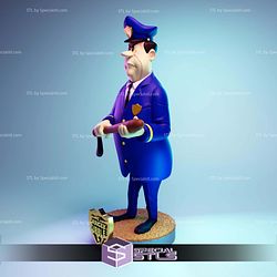 Officer Dibble Top Cat STL Files