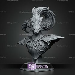 Ornstein Dark Souls Golden Armor Bust 261mm STL Files