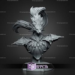 Ornstein Dark Souls Golden Armor Bust 261mm STL Files