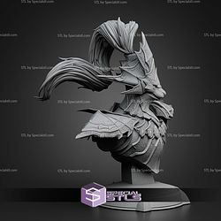 Ornstein Dark Souls Golden Armor Bust 261mm STL Files