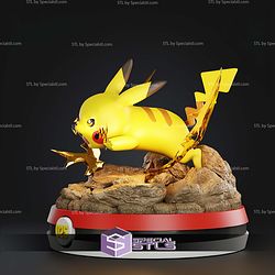Pikachu Thunder 025 Diorama STL Files