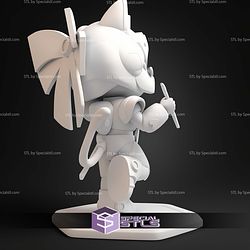 Pollyester Samurai Pizza Cats STL Files