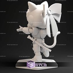 Pollyester Samurai Pizza Cats STL Files
