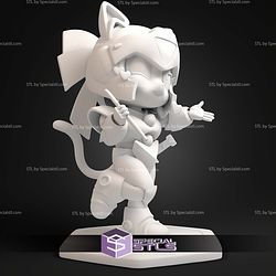 Pollyester Samurai Pizza Cats STL Files