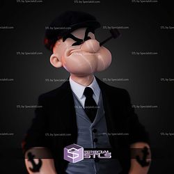 Popeye Peaky Blinder No Ams STL Files