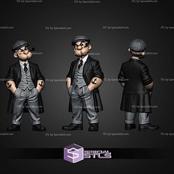 Popeye Peaky Blinder No Ams STL Files