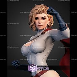 Power Girl Stunning Superhero STL Files