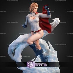 Power Girl Stunning Superhero STL Files