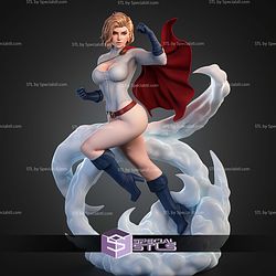 Power Girl Stunning Superhero STL Files