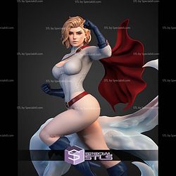 Power Girl Stunning Superhero STL Files