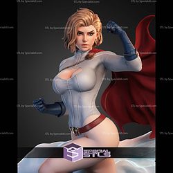 Power Girl Stunning Superhero STL Files