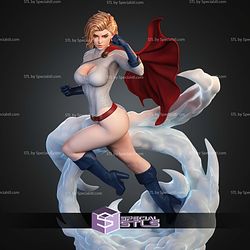 Power Girl Stunning Superhero STL Files