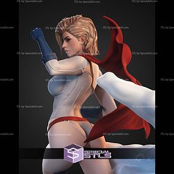 Power Girl Stunning Superhero STL Files