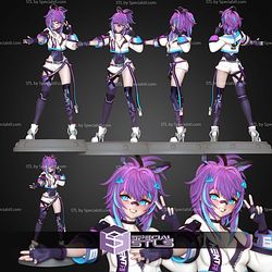 Projekt Melody ENVtuber 263mm STL Files