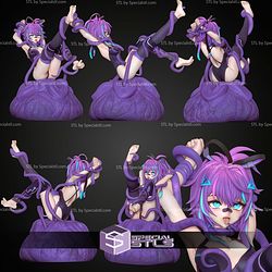 Projekt Melody Tentacle Version ENVtuber STL Files