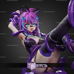Projekt Melody Tentacle Version ENVtuber STL Files