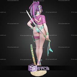 Psylocke Summer P2 STL Files