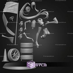 Racing Rio Blue Archive STL Files