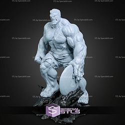 Red Hulk With Captain Shield STL Files