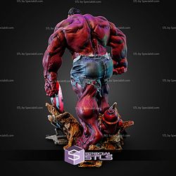Red Hulk With Captain Shield STL Files
