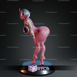 Red Oni Summer Standing STL Files