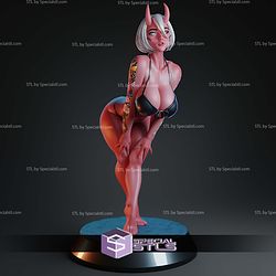 Red Oni Summer Standing STL Files