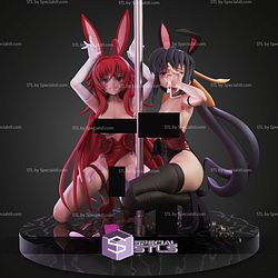 Rias And Akeno Highschool DXD ALT STL Files