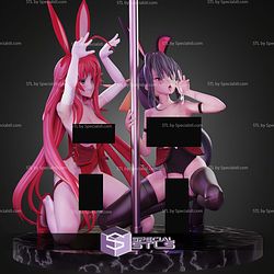 Rias And Akeno Highschool DXD ALT STL Files