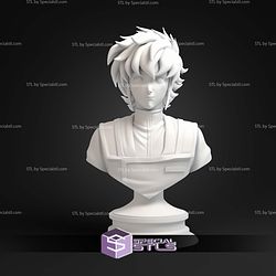 Rick Hunter Robotech Bust 3D Print Files