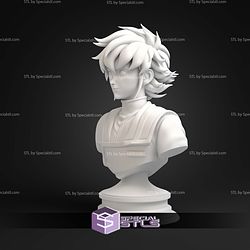 Rick Hunter Robotech Bust 3D Print Files