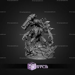 Rocket And Groot Iconic Battle STL Files