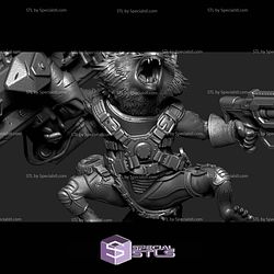 Rocket And Groot Iconic Battle STL Files
