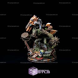 Rocket And Groot Iconic Battle STL Files
