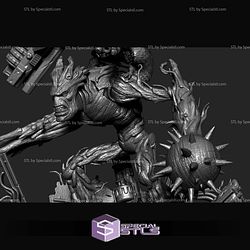 Rocket And Groot Iconic Battle STL Files
