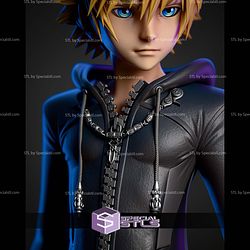 Roxas Kingdom Hearts Organization 275mm STL Files