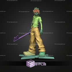 Roxas Kingdom Hearts Stand Pose 275mm STL Files