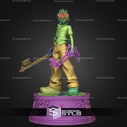 Roxas Kingdom Hearts Stand Pose 275mm STL Files