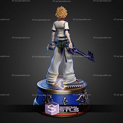 Roxas Kingdom Hearts Stand Pose 275mm STL Files