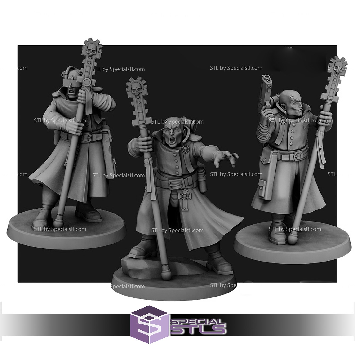 The Wizard And The Red Pilgrim April 2022 Red Pilgrim Miniatures | SpecialSTL