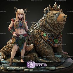 Ruru Tati 32 75mm Fantasy STL Miniatures