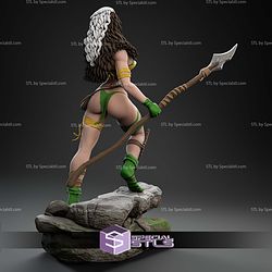 Savage Rogue Lady Jungle STL Files