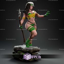 Savage Rogue Lady Jungle STL Files