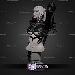 Serastra The Crimson Reaver Bust STL Files