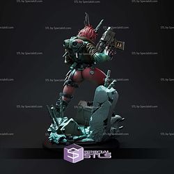 Serenity Indeal 32 75mm Scifi STL Miniatures