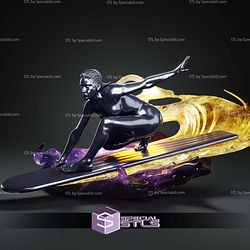 Silver Surfer Shalla Bal Dynamic Pose STL Files