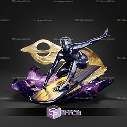 Silver Surfer Shalla Bal Dynamic Pose STL Files